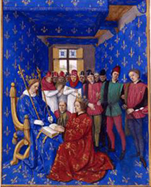 Edward I pays homage to Philip IV